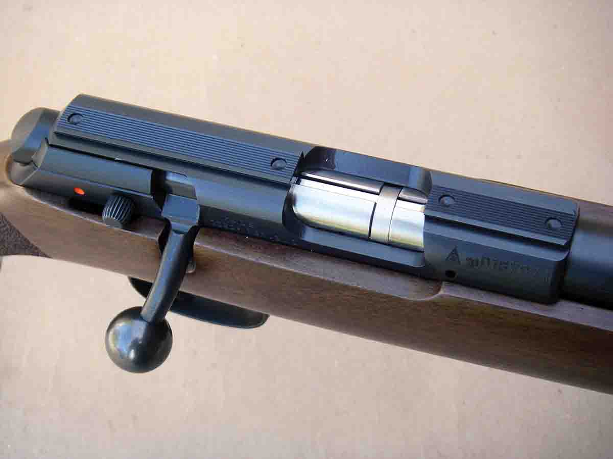 The CZ 457 features a dovetailed receiver for scope mounting, with Talley rings being chosen to mount scopes on both test rifles.